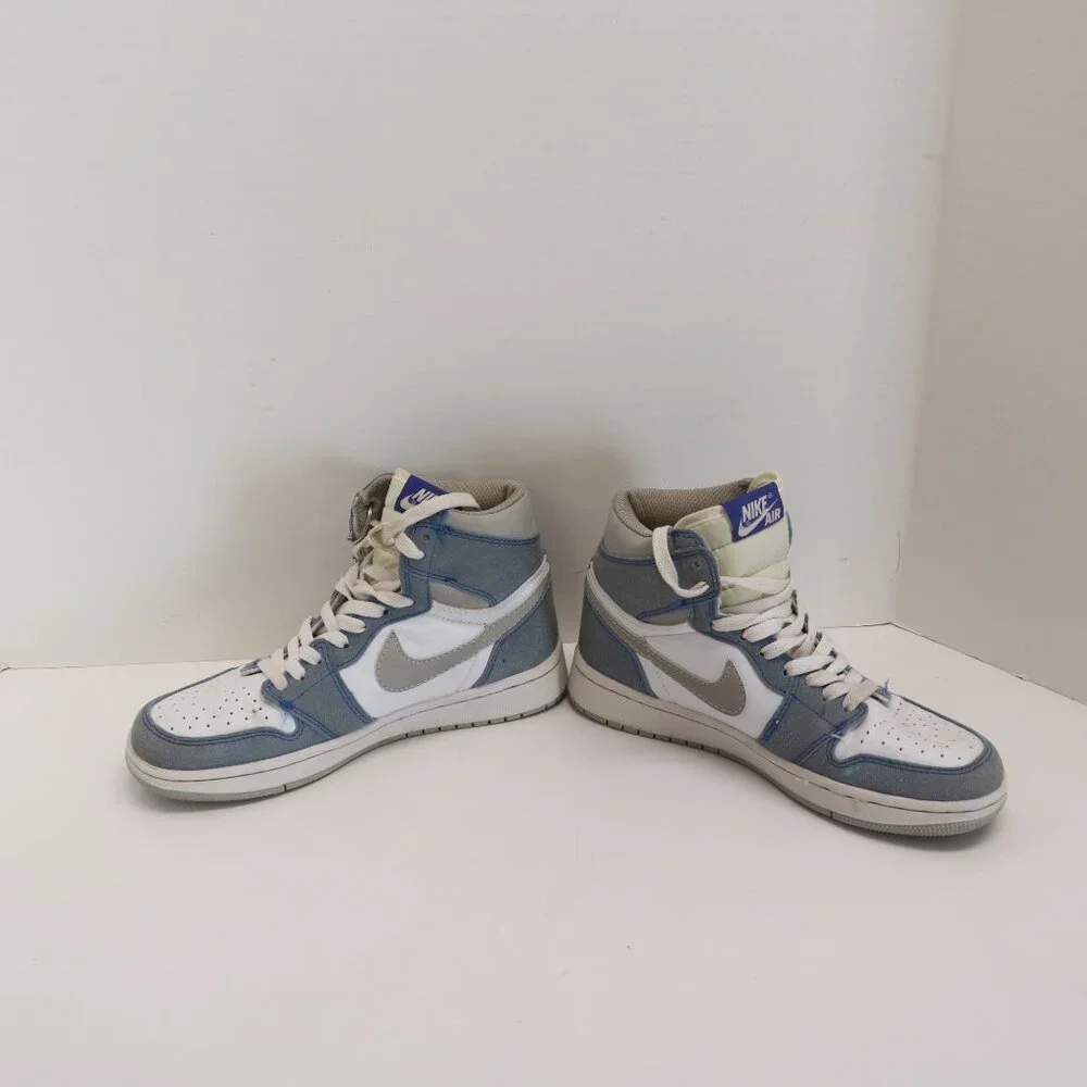 Nike Air Jordan Women's Athletic Shoes‎ Gray and White High Tops Size 7